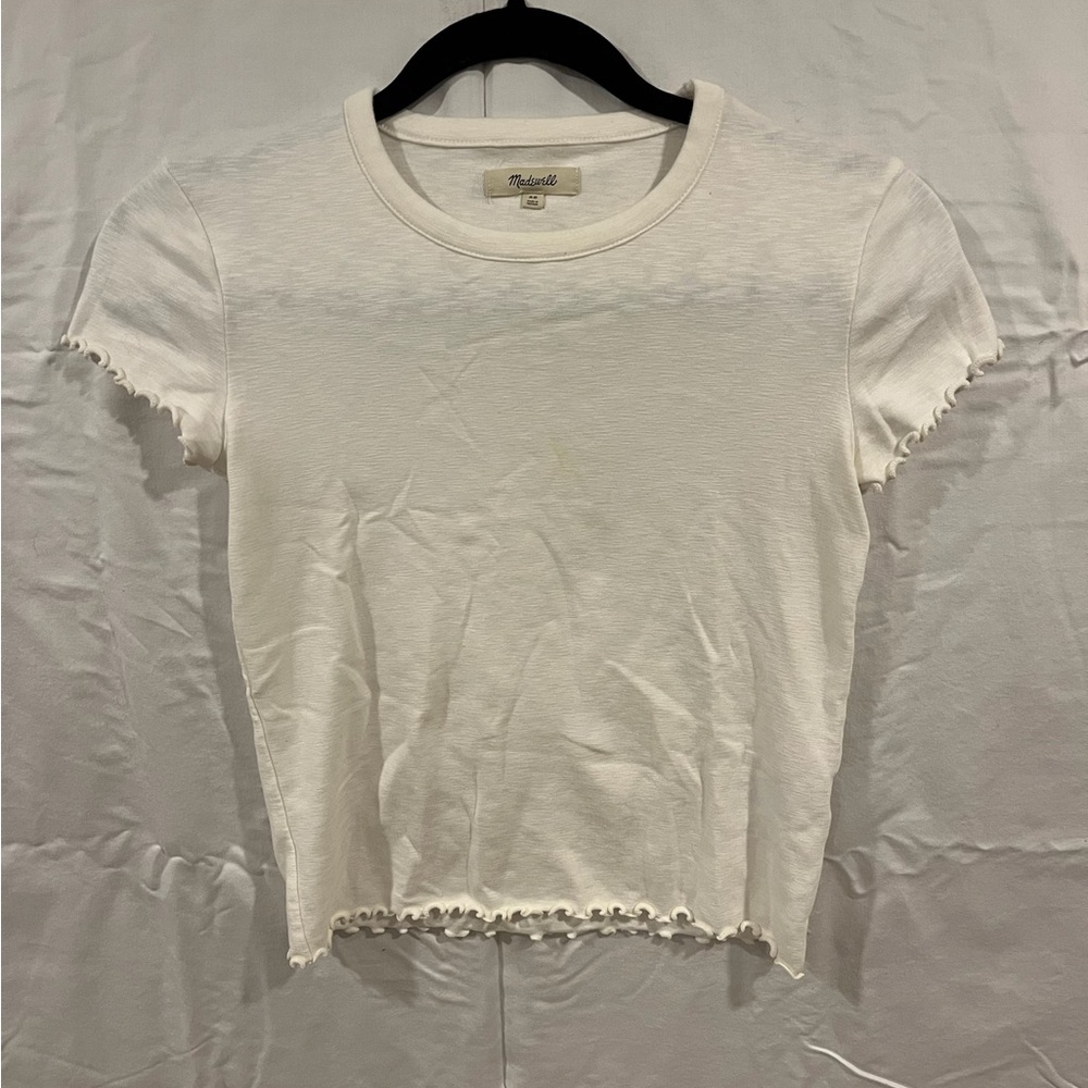 White Madewell top size extra small.